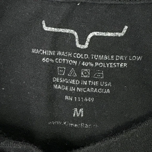 Kimes Ranch Mens Graphic T-Shirt Black Scottsdale AZ Cactus Size M 4653 - Picture 5 of 7